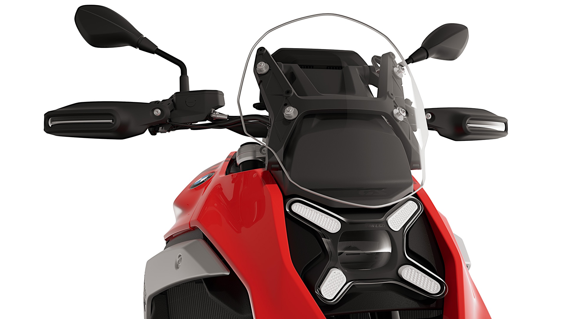 The LED matrix headlight on the R 1300 GS from BMW Motorrad